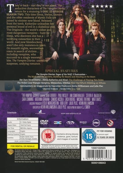 Vampire Diaries, The - Season 2 (Import)