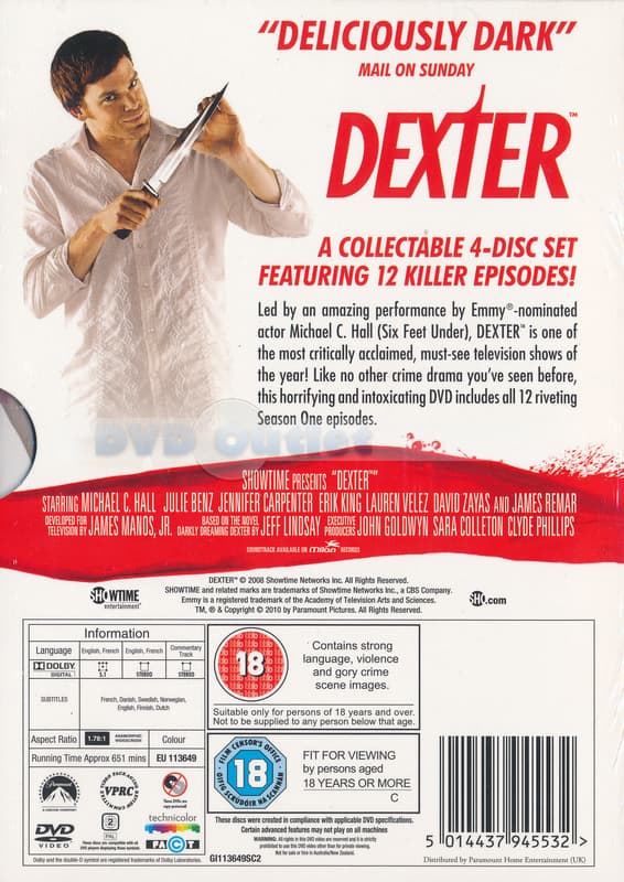 Dexter - Season 1 (Import)