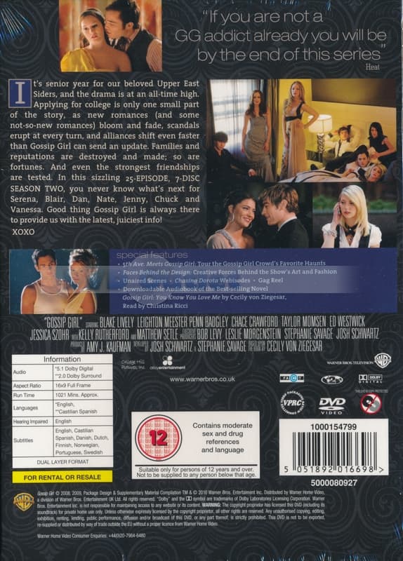 Gossip Girl - Season 2 (Import)