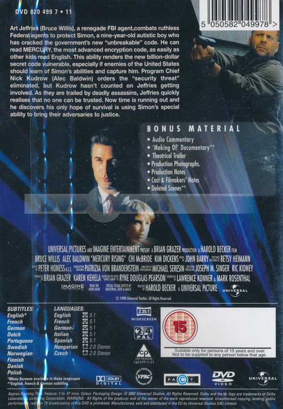 Mercury Rising (Import)