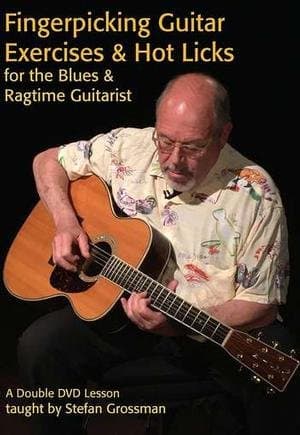 Stefan Grossman - Fingerpicking Guitar Exercises & Hot Licks For Blues & Ragtime Guitarist (2 DVD)