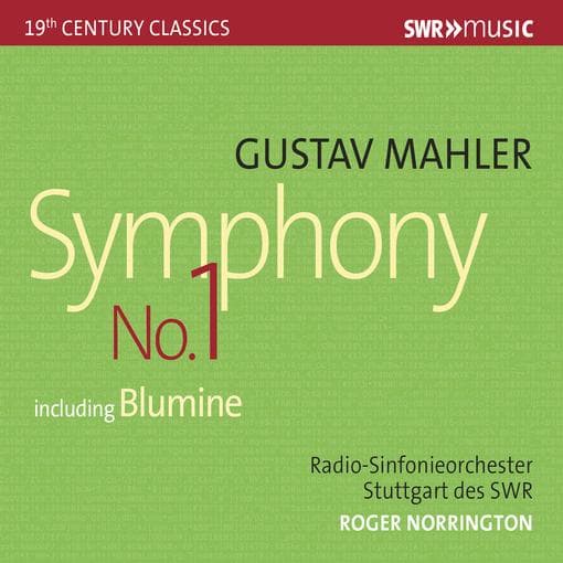 Radio-Sinfonieorchester Stuttgart Des SWR, Roger Norrington - Mahler: Symphony No. 1 Including Blumine (CD)