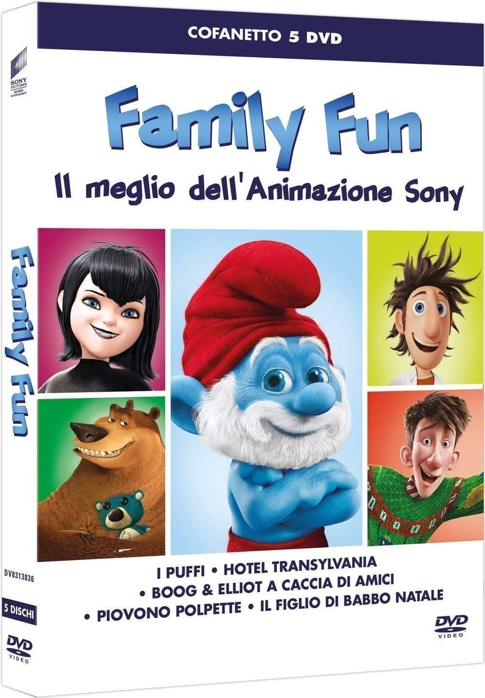 Cartoni Animati - Family Fun (box 5 Dvd Sony Animation)