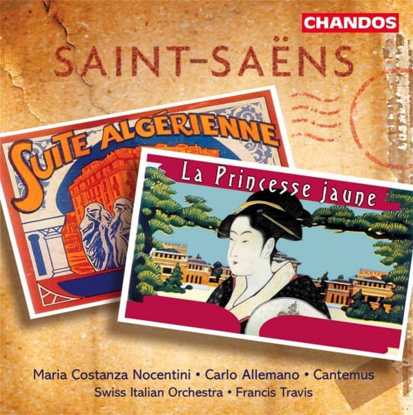 Carlo Allemano, Cantemus, Swiss Italian Orchestra - Saint-Saëns: La Princesse Jaune | Suite Algérienne (CD)