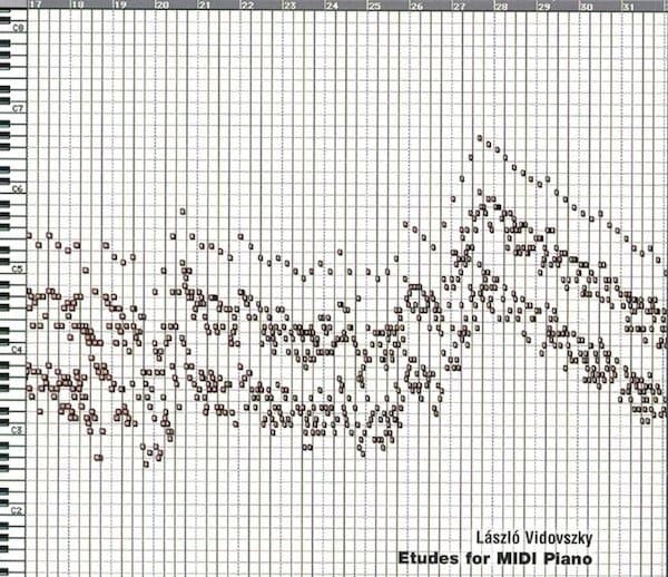 László Vidovszky - Études For Midi Piano (CD)