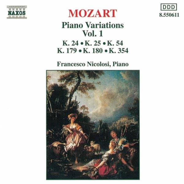 Francesco Nicolosi - Mozart: Piano Variations 1 (CD)