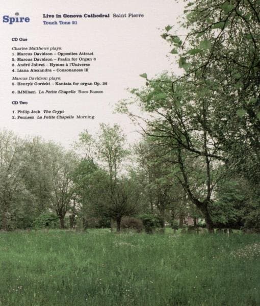 Various Artists - Spire Live In Geneva Cathedral Saint Pierre (2 CD)