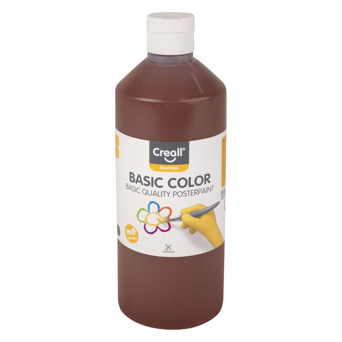 Plakkaatverf Bruin 500 Ml