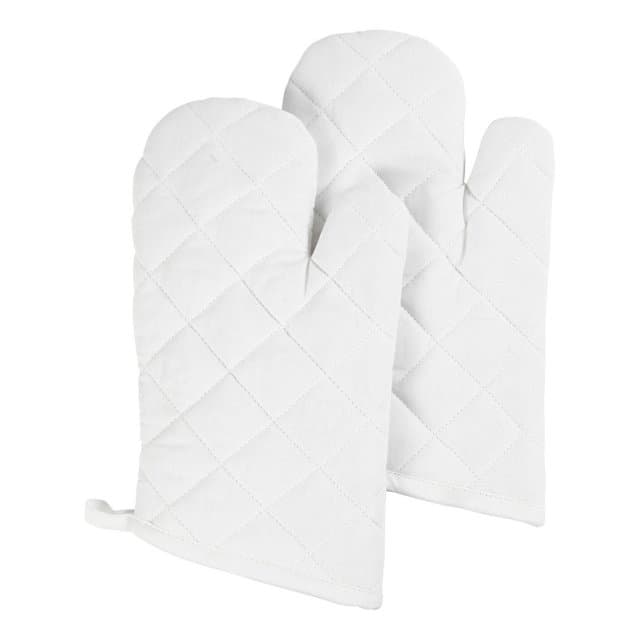 Grillhandschuh, Gr??e 18x28 Cm, 145 G/qm, 2 Stck., Wei