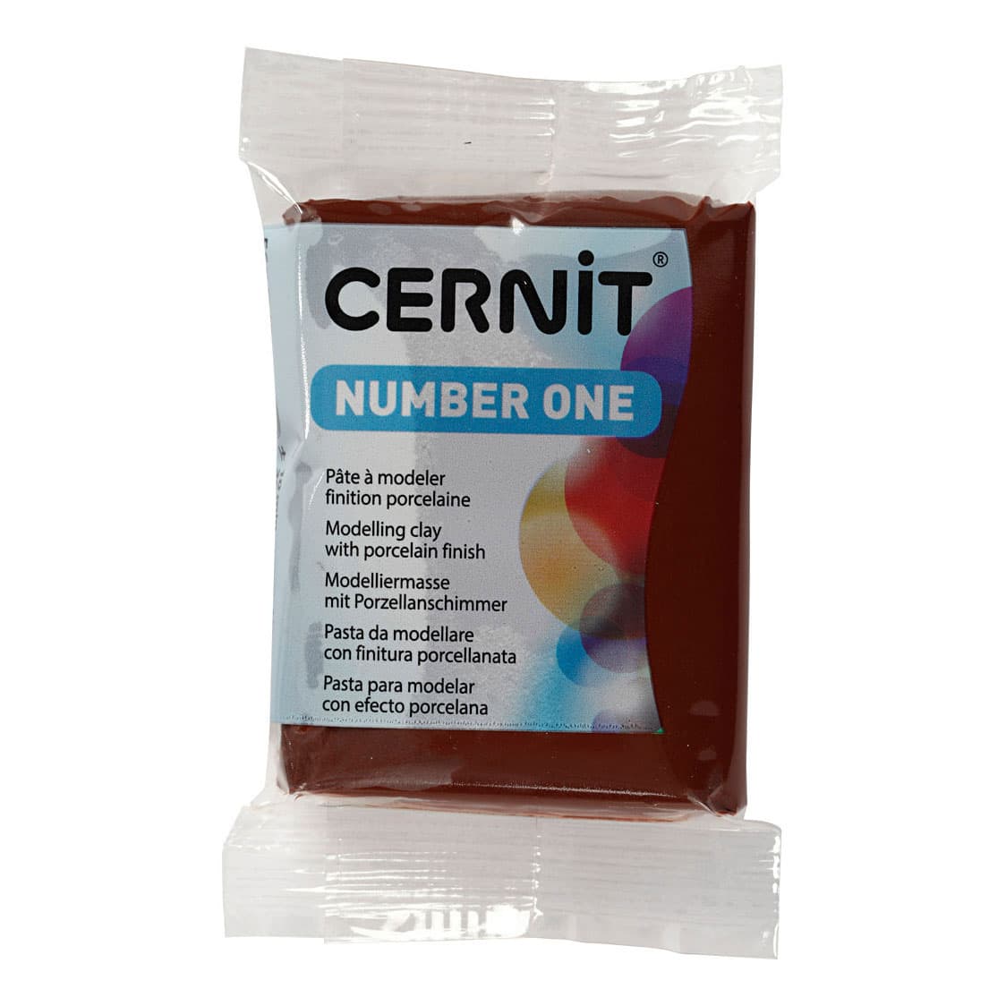 Cernit Boetseerklei Bruin, 56 gram