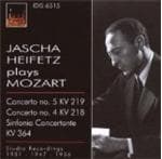 Jasha Heifetz - Concerto Pour Violon No 4 & 5/Symph