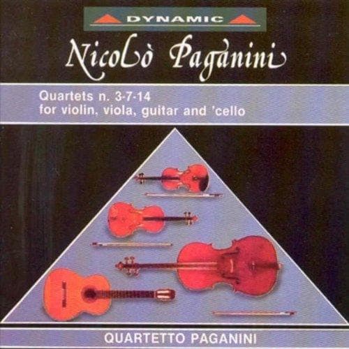 Quartetto Paganini - Paganini: Quartets N. 3-7-14 For Violin, Viola, Guitar And 'Cello (CD)