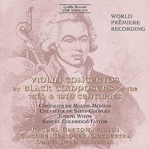 Rachel Barton, Encore Chamber Orchestra, Daniel Hege - Violin Concertos By Black Composers (CD)