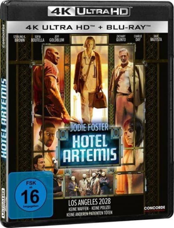 Foster, Jodie / Bautista, Dave - Hotel Artemis (4k Uhd)