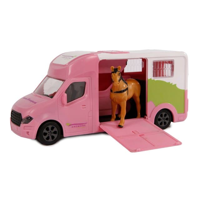 Kids Globe - Kids Globe Die-cast Paardentruck met Licht en Geluid Roze