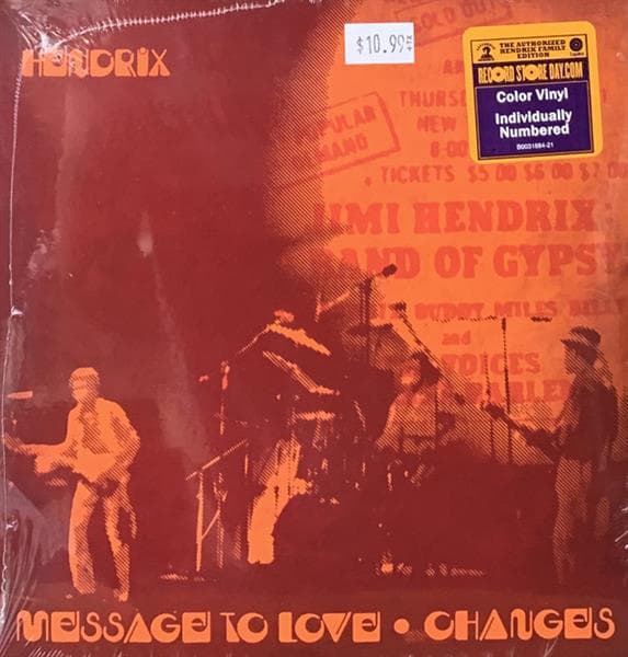 Jimi Hendrix - Message To Love / Changes (red/yellow Splatter Vinyl) (rsd 2020)