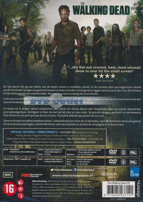 The Walking Dead - Seizoen 3 (DVD)