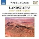 Ji Hye Jung, Steve Reisring, University Of Kansas Wind Ensemble - Torke, Tichele, Copland: Landscapes (CD)