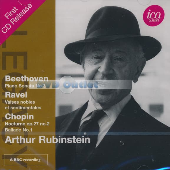 Arthur Rubinstein - Beethoven: Piano Sonata No. 3 | Ravel:Valses Nobles Et Sentimentales | Chopin: Nocturne Op.27 no.2 (CD)