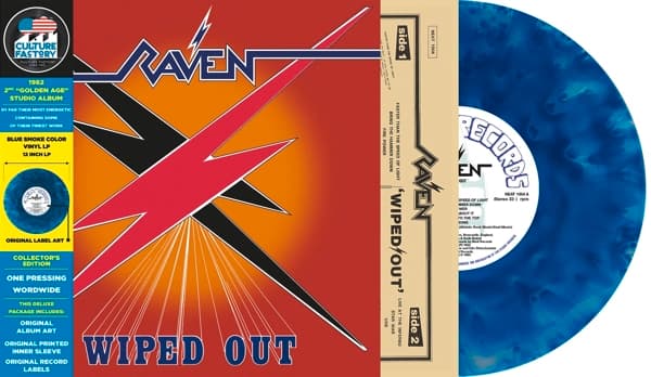 Raven - Wiped Out (LP) (Coloured Vinyl)