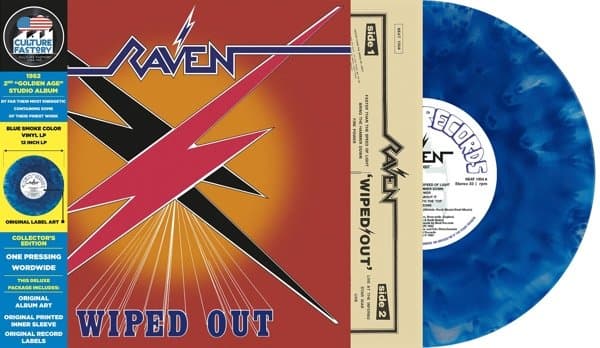 Raven - Wiped Out (LP) (Coloured Vinyl)