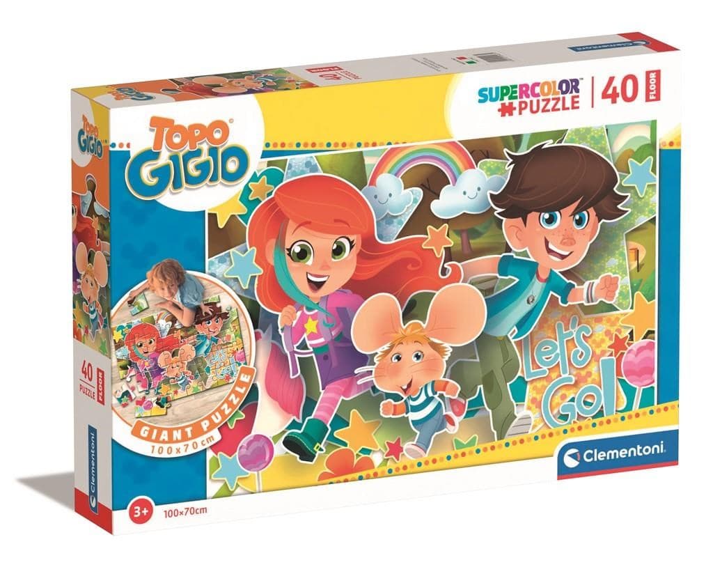 Topo Gigio - Floor Puzzle (40 stukjes)  (Puzzle)