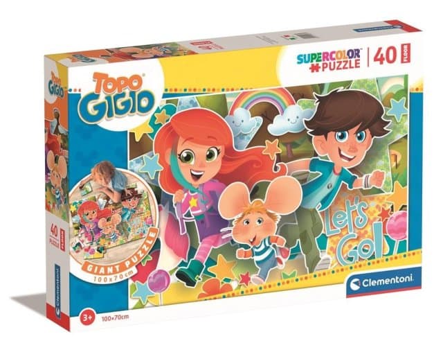 Topo Gigio - Floor Puzzle (40 stukjes)  (Puzzle)