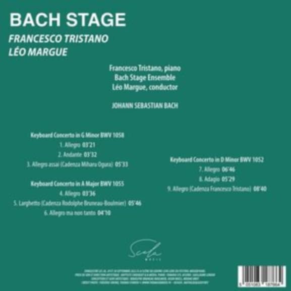 Francesco Tristano, Bach Stage Ensemble - Bach Stage (CD)
