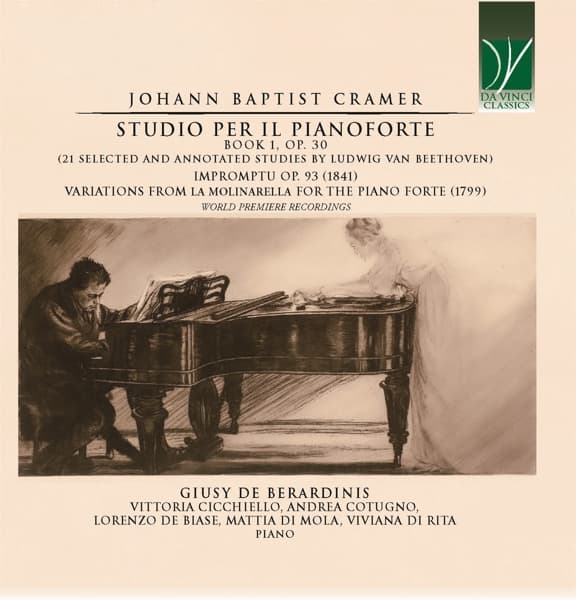 Giusy De Berardinis, Vittoria Cicchiello, Andrea Cotugno, Lorenzo De Biase, Mattia Di Mola, Viviana Di Rita - Cramer: Studio Per Il Pianoforte, Book 1, Op. 30 (21 Selected And Annotated Studies By Ludwig Van Beethoven) (CD)