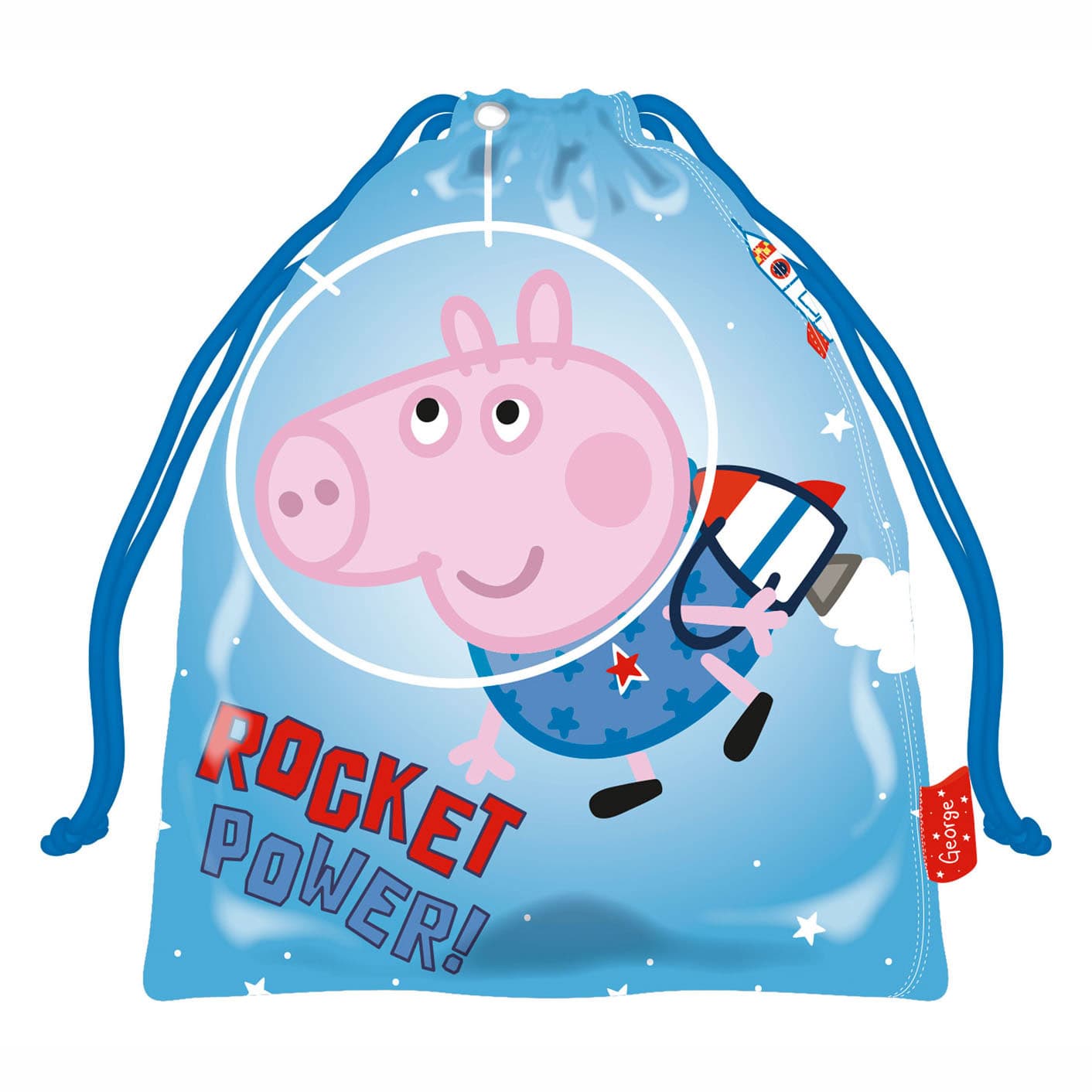 Snacktas Peppa Pig George Ruimtevaart