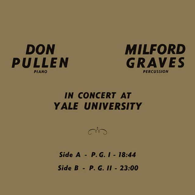 Milford Graves & Don Pullen - In Concert At Yale University (LP)