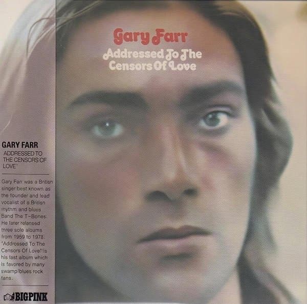 Gary Farr - Addressed To The Censors Of Love (CD)