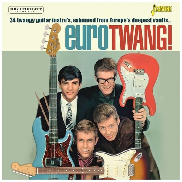 Various Artists - Eurotwang! 34 Twangy Guitar Instro's, Exhumed From Europe's Deepest Vaults... (CD)
