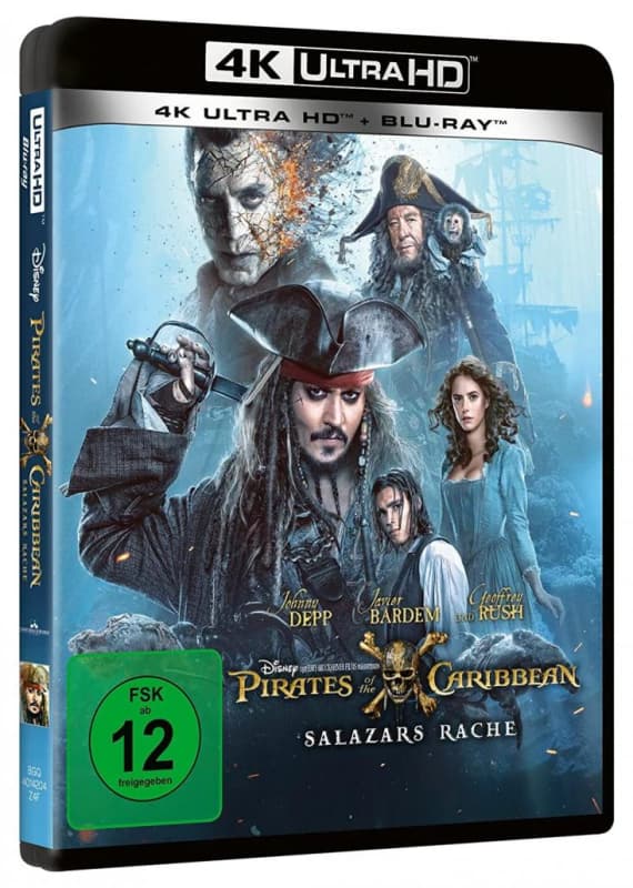 Pirates Of The Caribbean 5 - Salazars Rache (4k Ultra Hd) ( Blu-ray 2d)