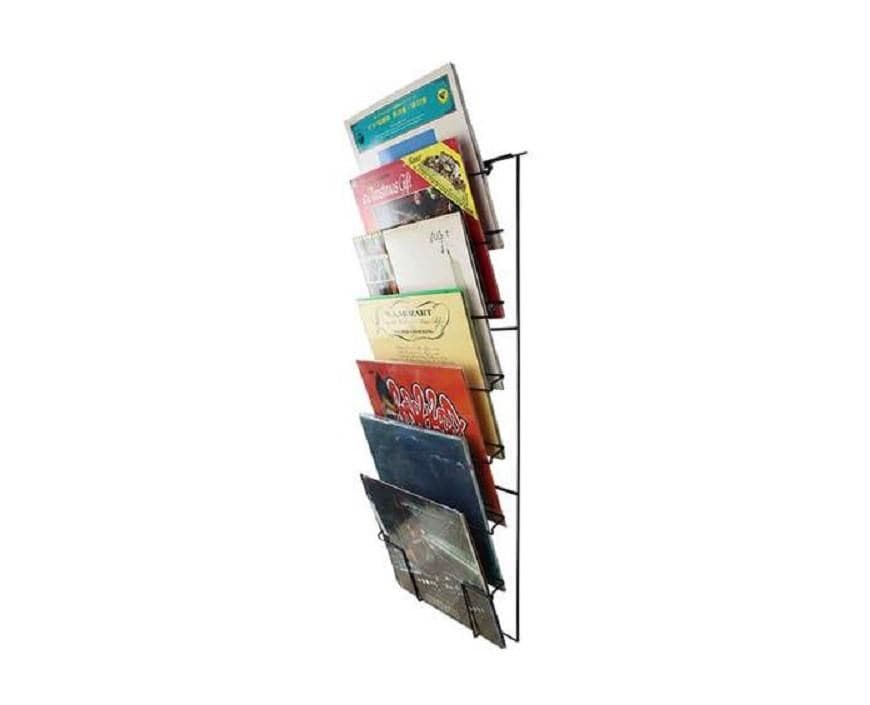12 Metal Record Wire Rack