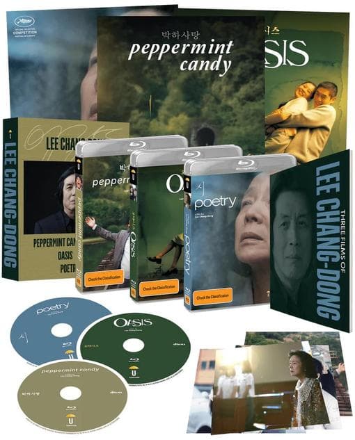 Three Films Of Lee Chang-dong - Poetry, Oasis, Peppermint Candy (Import)