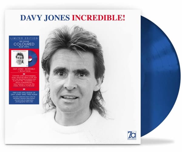 Davy Jones - Incredible! (LP) (Coloured Vinyl)