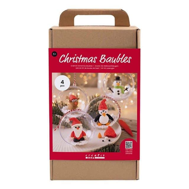 Diy Kit - Christmas Baubles - Clay (977581)