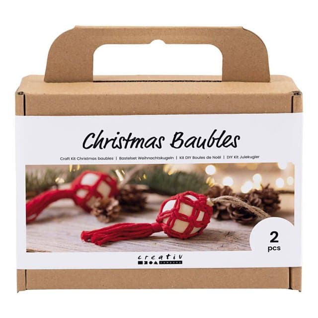 Diy Kit - Christmas Baubles - MacramA© (977584)