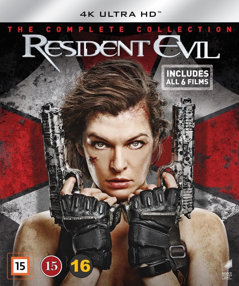 Resident Evil 1 - 6 (Import zonder NL ondertiteling) (4K Ultra HD Blu-ray)