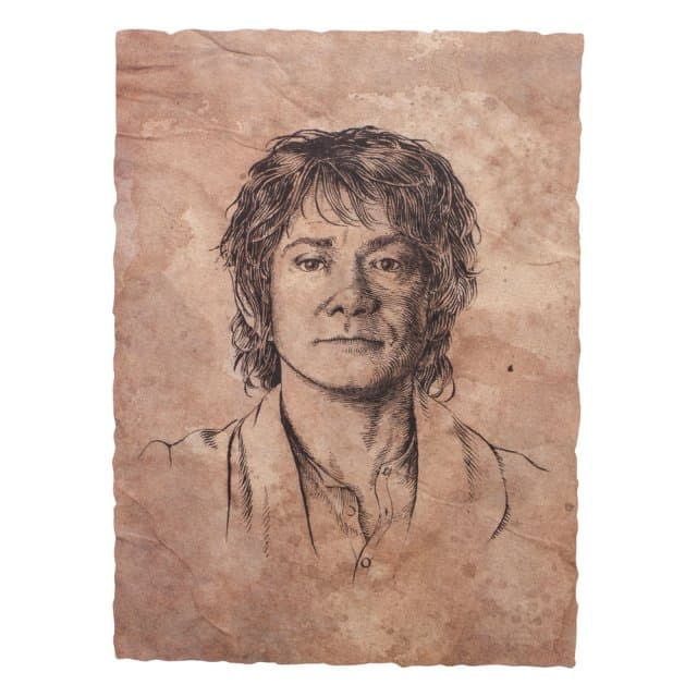 The Lord Of The Rings - Portrait Of Bilbo Baggins Statue Art Print