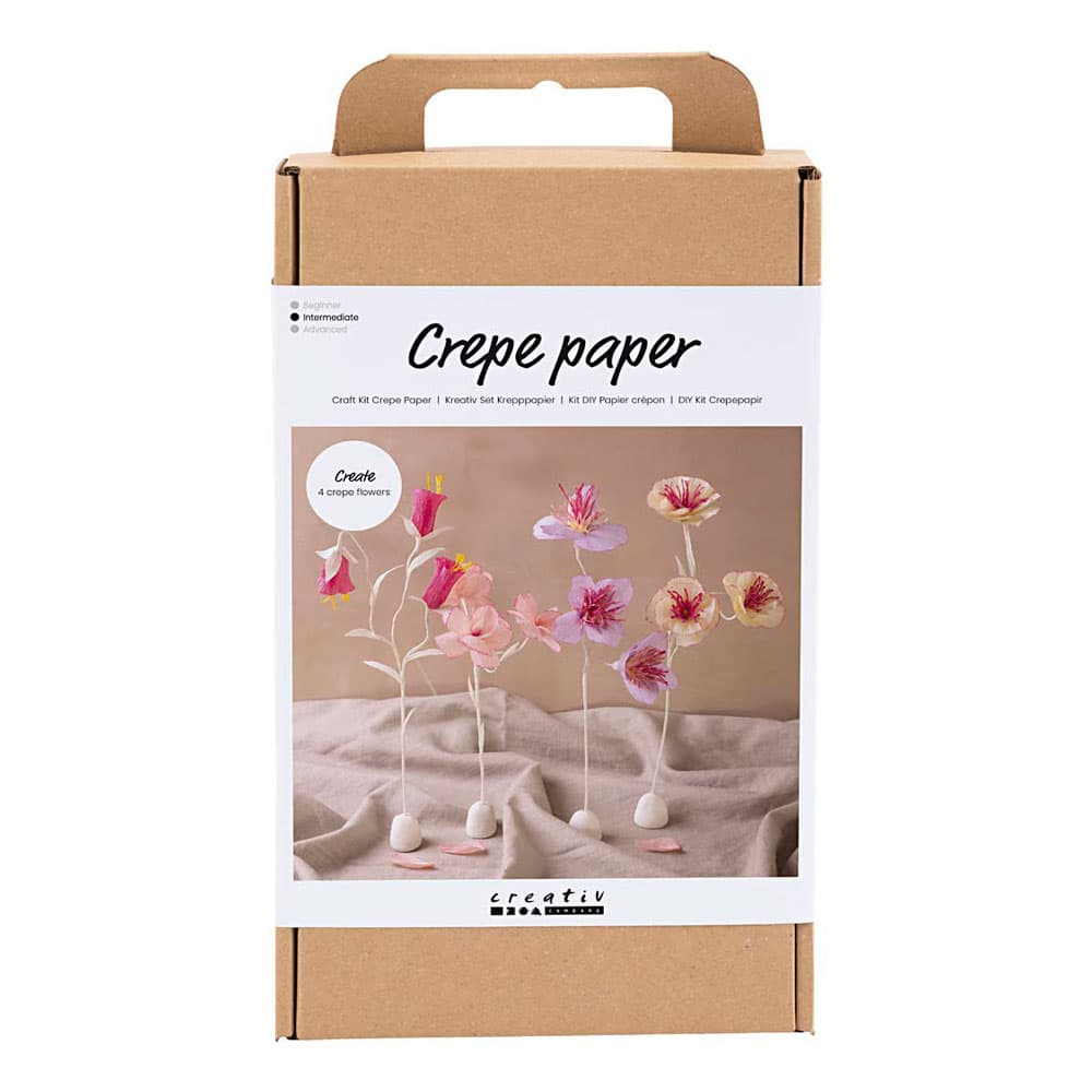 Craft Kit - Crepe Paper - Flower Pastel Colours (977666)