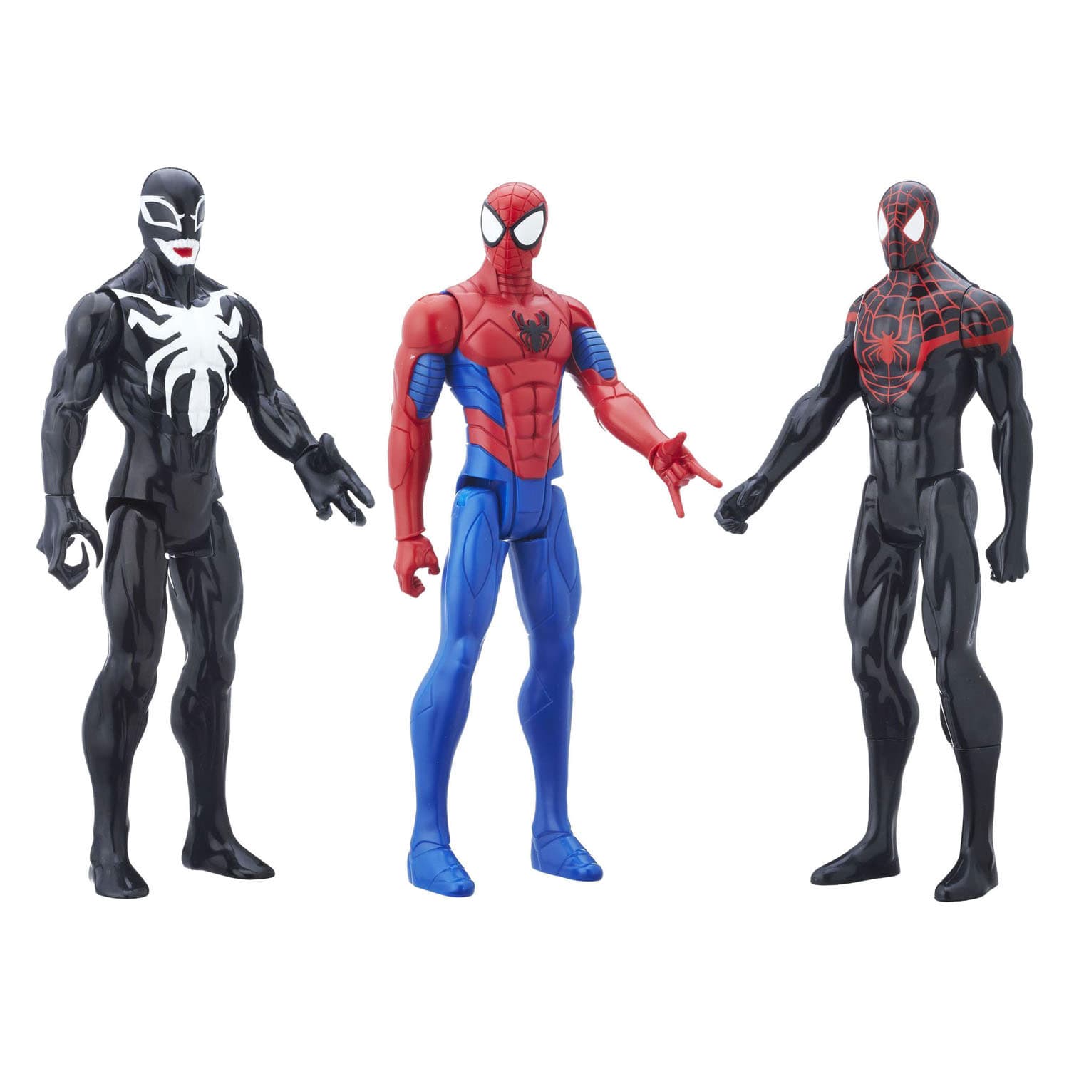 Marvel SpiderMan  Titan Hero Series Miles Morales SpiderMan  Venom Toys