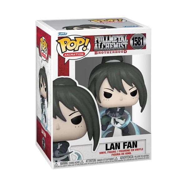 Fullmetal Alchemist Brotherhood Pop! Animation Vinyl Figure Lan Fan(ninja) 9 Cm