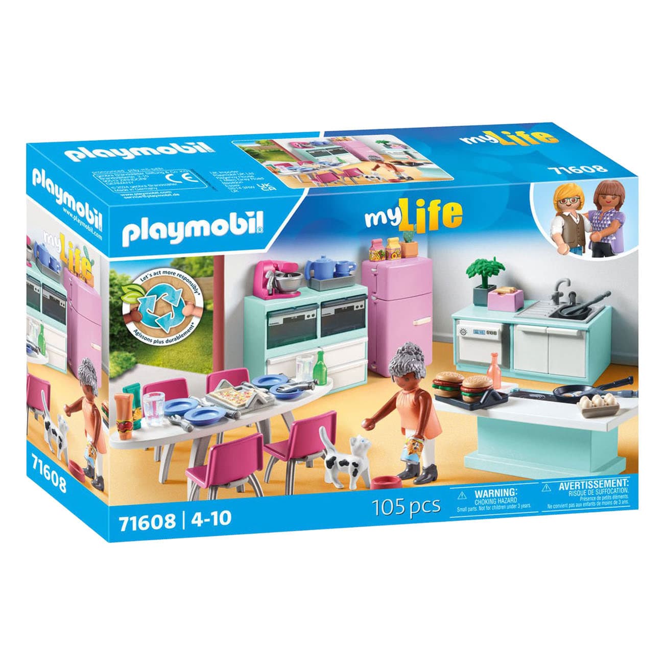 Playmobil - Kitchen With Dining Place (71608)