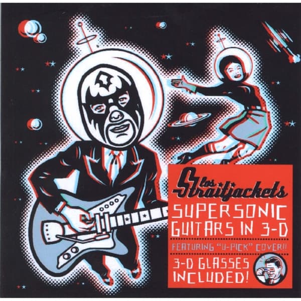 Los Straitjackets - Supersonic Guitars In 3-D (LP) (Coloured Vinyl)