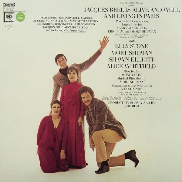 Jacques Brel, Eric Blau & Mort Shuman - Jacques Brel Is Alive And Well And Living In Paris (CD)