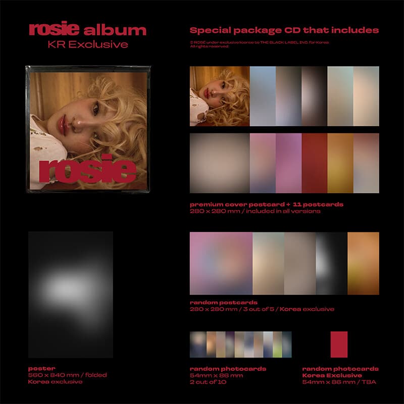 Rose - Rosie - Korean Exclusive Version