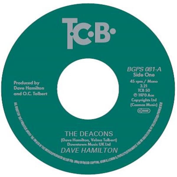 Dave Hamilton - The Deacons / Pisces Pace (7" Single)