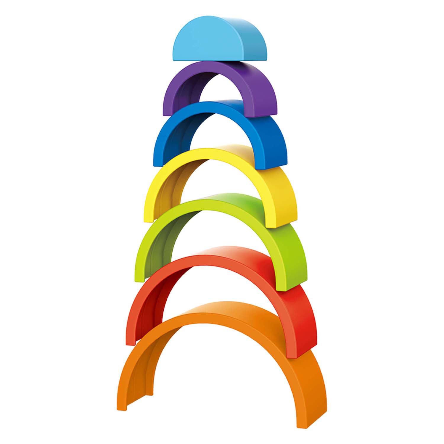 Little Stars Baby Stapeltoren Regenboog, 7dlg.